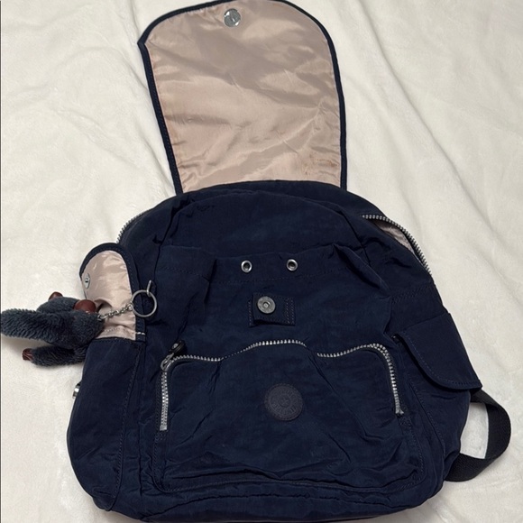Kipling blue Backpack with lunchbox and 1 pencil/crayons organizer - Picture 6 of 17